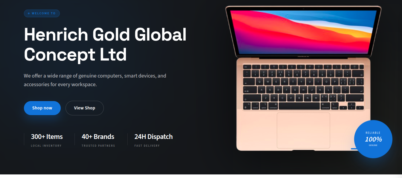 Henrich Computers storefront